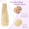 image:imageGoddess Box Braids Crochet Hair12 Inch Boho Crochet Hair for Women 8PK Pre Looped Boho Crochet Braids with Curly Ends1B3027613