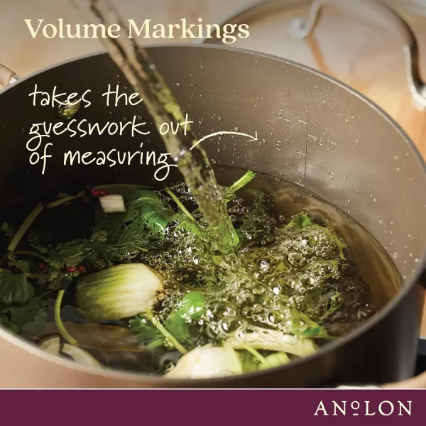 Anolon Advanced Hard-Anodized Dutch Oven Multipurpose Steamer Set, 8.5-Quart, Graphite