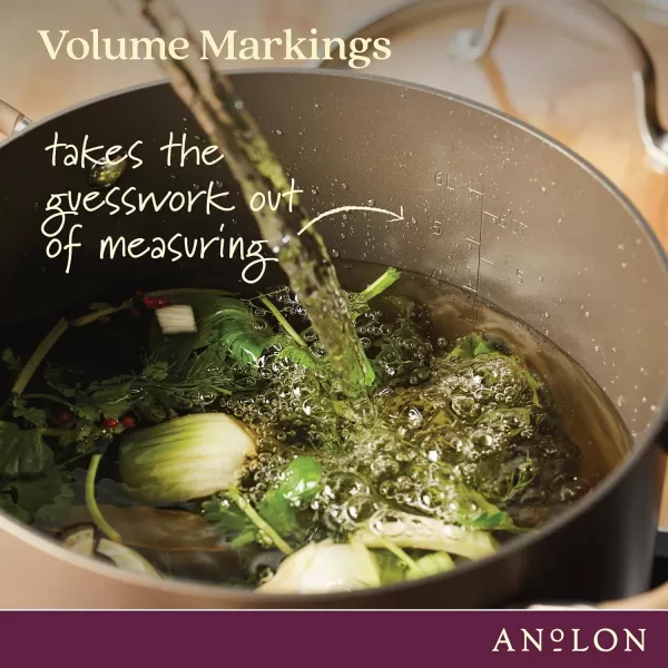 Anolon Advanced Hard-Anodized Dutch Oven Multipurpose Steamer Set, 8.5-Quart, Graphite
