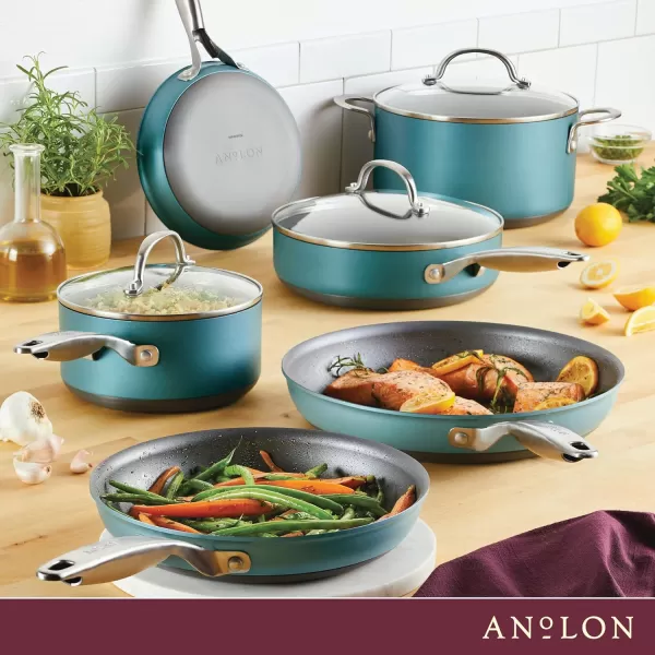 Anolon Achieve Hard Anodized Nonstick Frying Pan/Skillet, 10 Inch, Cream