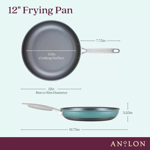 Anolon Achieve Hard Anodized Nonstick Frying Pan/Skillet, 10 Inch, Cream