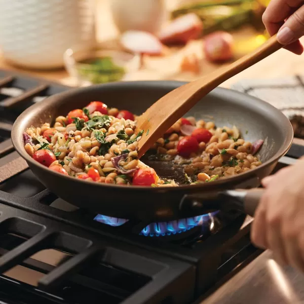 Anolon Advanced Hard Anodized Nonstick Pan/Flat Grill, Griddle w/Rack , Indigo