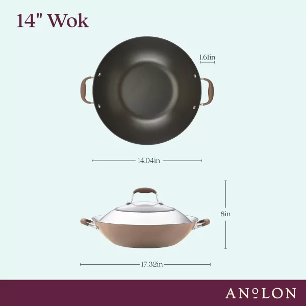 Anolon Advanced Home Hard-Anodized Nonstick Open Stock Cookware- Woks 