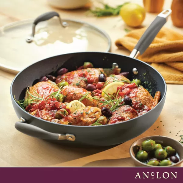 Anolon Advanced Home Hard-Anodized Nonstick Skillets 