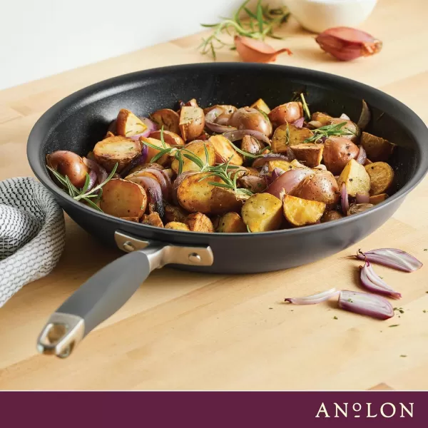 Anolon Advanced Home Hard-Anodized Nonstick Skillets 