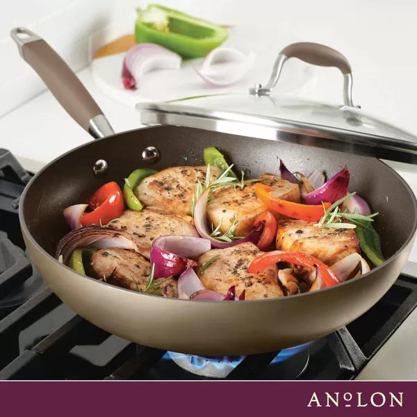 Anolon Advanced Home Hard-Anodized Nonstick Skillets 