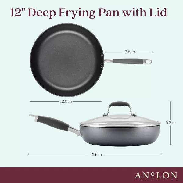 Anolon Advanced Home Hard-Anodized Nonstick Skillets 