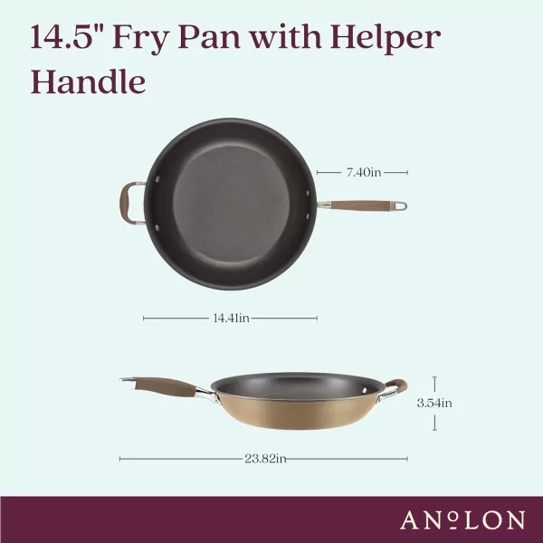 Anolon Advanced Home Hard-Anodized Nonstick Skillets 