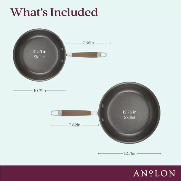 Anolon Advanced Home Hard-Anodized Nonstick Skillets 