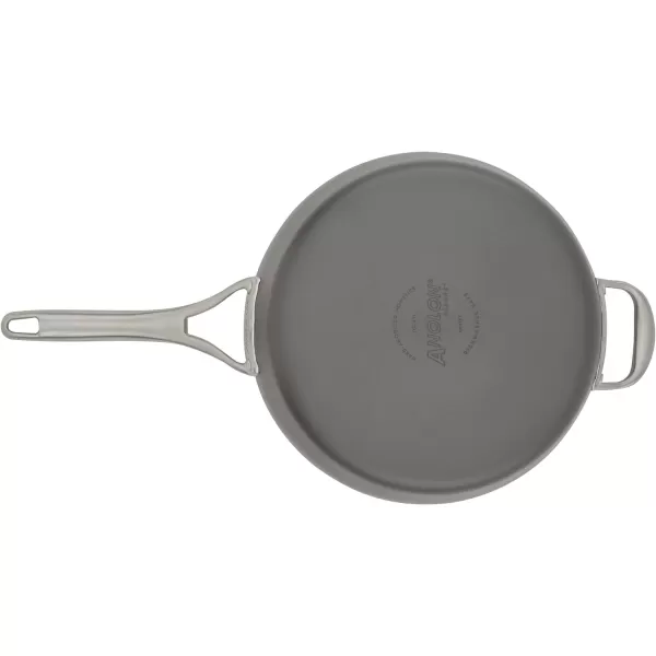 Anolon Allure Hard Anodized Nonstick Deep Square Griddle Pan/Grill, 11 Inch, Dark Gray)