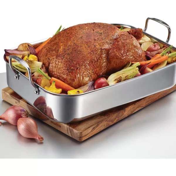 Anolon Classic Stainless Steel Steamer Insert with Lid