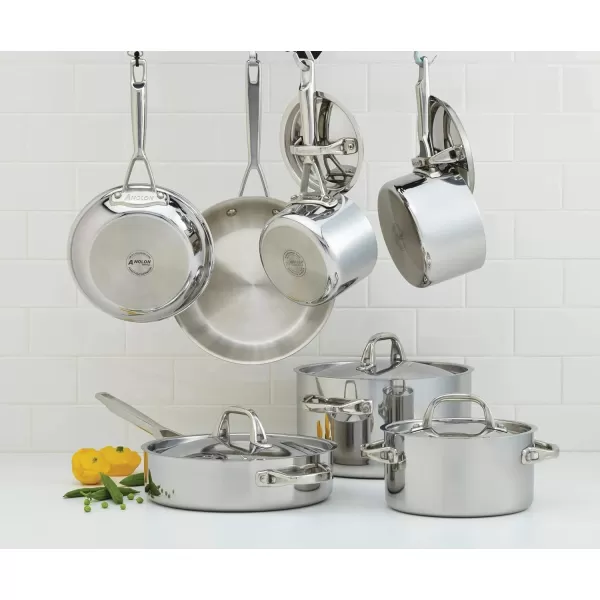 Anolon Classic Stainless Steel Steamer Insert with Lid)