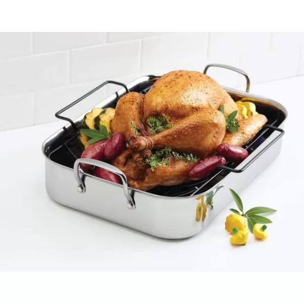 Anolon Classic Stainless Steel Steamer Insert with Lid