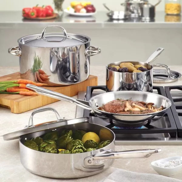 Anolon Classic Stainless Steel Steamer Insert with Lid)