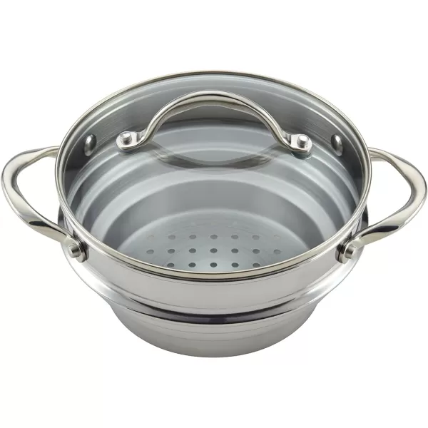 Anolon Classic Stainless Steel Steamer Insert with Lid