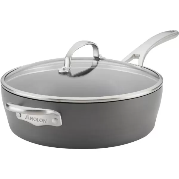 Anolon Allure Hard Anodized Nonstick Deep Square Griddle Pan/Grill, 11 Inch, Dark Gray)