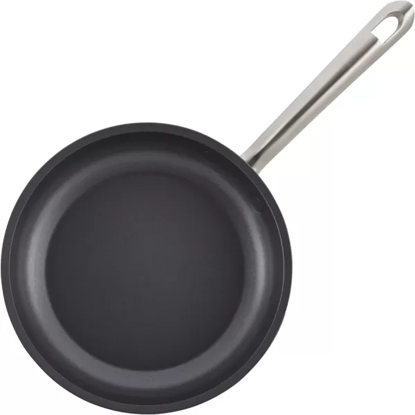 Anolon Accolade Forged Hard Anodized Nonstick Square Grill Pan/Griddle with Spouts, 11 Inch - Moonstone Gray)