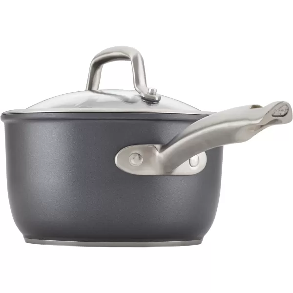 Anolon Accolade Forged Hard Anodized Nonstick Square Grill Pan/Griddle with Spouts, 11 Inch - Moonstone Gray)