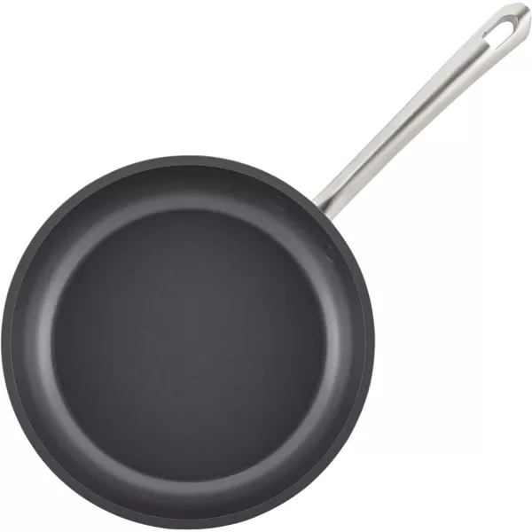 Anolon Accolade Forged Hard Anodized Nonstick Square Grill Pan/Griddle with Spouts, 11 Inch - Moonstone Gray)