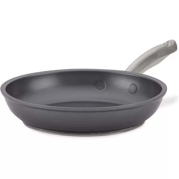 Anolon Accolade Forged Hard Anodized Nonstick Square Grill Pan/Griddle with Spouts, 11 Inch - Moonstone Gray)