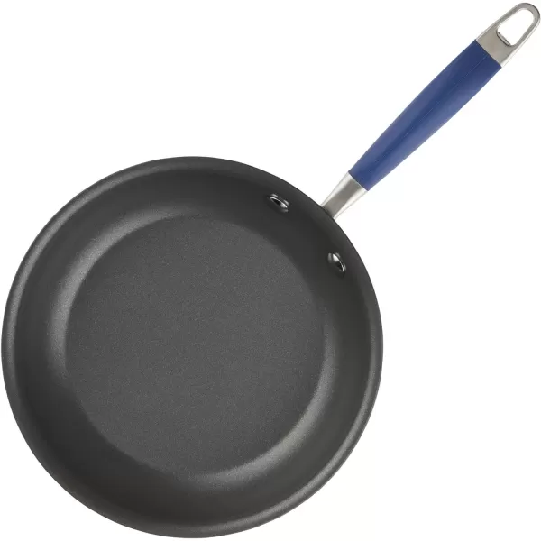 Anolon Advanced Hard-Anodized Nonstick 12-Inch Deep Frying Pan with Glass Lid / Nonstick Skillet, 12 Inch, Bronze