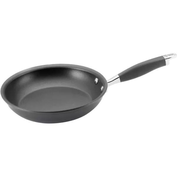 Anolon Advanced Hard-Anodized Nonstick 12-Inch Deep Frying Pan with Glass Lid / Nonstick Skillet, 12 Inch, Bronze