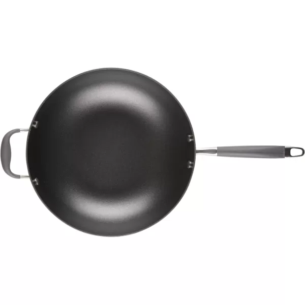 Anolon Advanced Hard Anodized Nonstick Frying Pan/ Fry Saute All Purpose Pan with Lid - 12 Inch, Gray