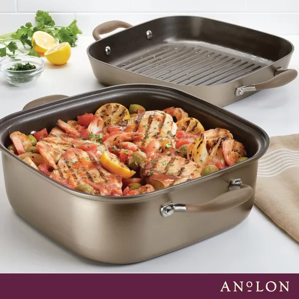 Anolon Advanced Home Hard-Anodized Nonstick Two Step Meal Set )