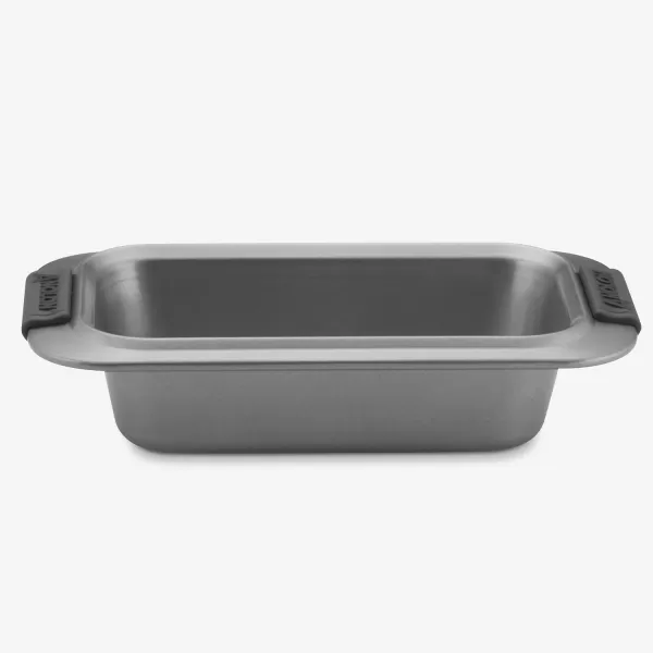 Anolon Advanced Nonstick Bakeware Meatloaf/Loaf Pan Set with Grips and Insert, 2 Piece, Gray