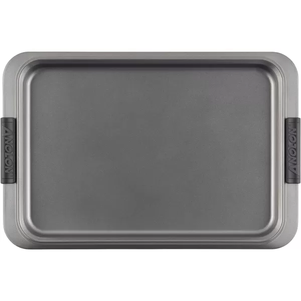 Anolon Advanced Nonstick Bakeware/Baking Sheet and Cooling Rack Set, 11" x 17" w, Gray