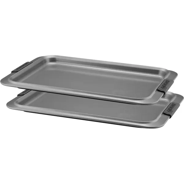 Anolon Advanced Nonstick Bakeware/Baking Sheet and Cooling Rack Set, 11" x 17" w, Gray