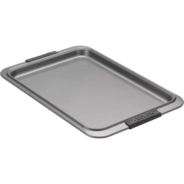 Anolon Advanced Nonstick Bakeware/Baking Sheet and Cooling Rack Set, 11" x 17" w, Gray