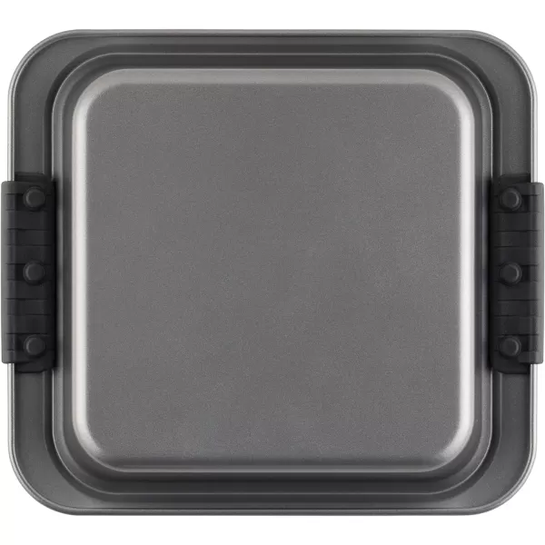 Anolon Advanced Nonstick Baking Pan With Lid / Nonstick Cake Pan With Lid, Rectangle - 9 Inch x 13 Inch, Gray)