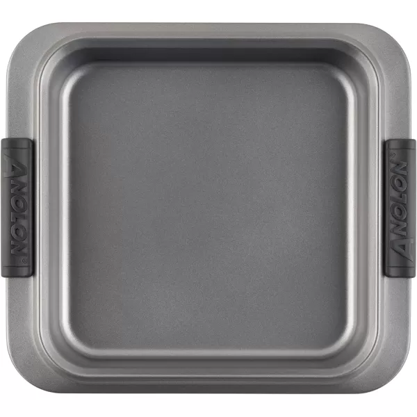 Anolon Advanced Nonstick Baking Pan With Lid / Nonstick Cake Pan With Lid, Rectangle - 9 Inch x 13 Inch, Gray)