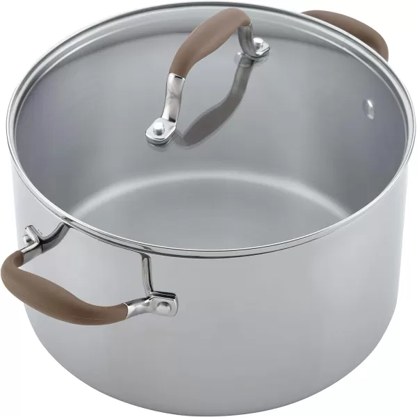 Anolon Advanced Triply Stainless Steel Cookware Pots and Pans Set, 10 Piece