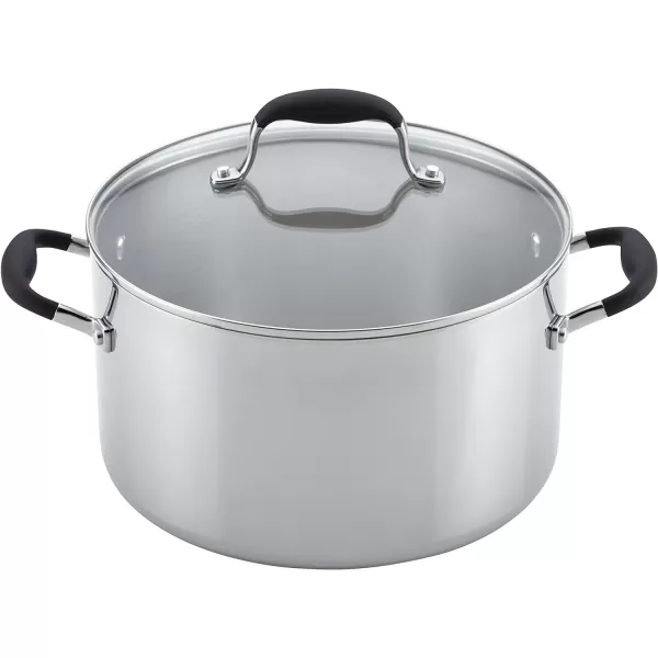 Anolon Advanced Triply Stainless Steel Cookware Pots and Pans Set, 10 Piece