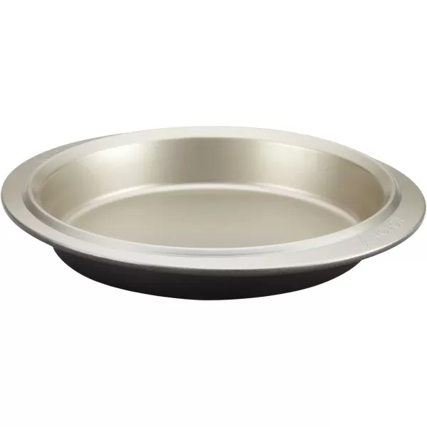 Anolon Allure Nonstick Bakeware Set includes Nonstick Baking Pan with Lid and Muffin/Cupcake Pan - 3 Piece, Onyx/Black/Pewter