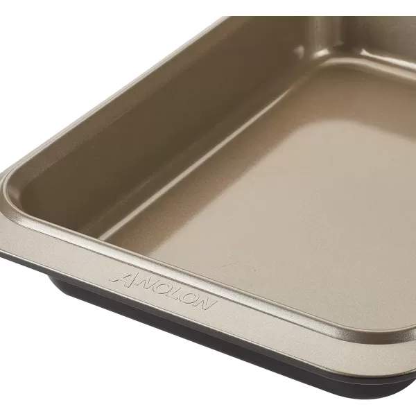 Anolon Eminence Nonstick Baking Pan / Nonstick Cake Pan, Square - 9 Inch, Black