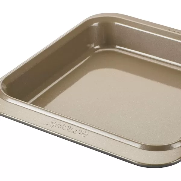 Anolon Eminence Nonstick Baking Pan / Nonstick Cake Pan, Square - 9 Inch, Black