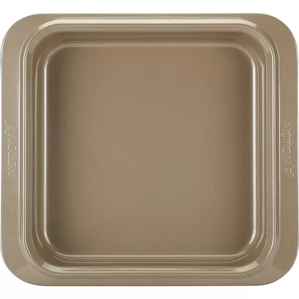 Anolon Eminence Nonstick Baking Pan / Nonstick Cake Pan, Square - 9 Inch, Black