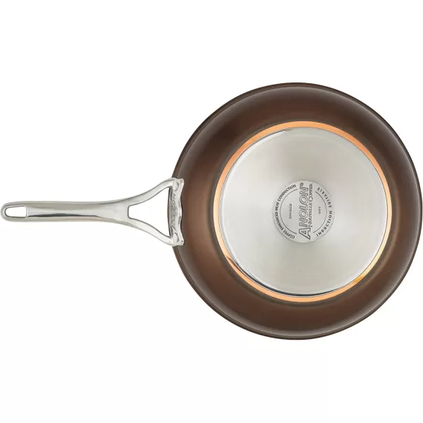Anolon Nouvelle Copper Hard Anodized Nonstick Frying Pan / Fry Pan / Hard Anodized Skillet - 8.5 Inch, Black Onyx
