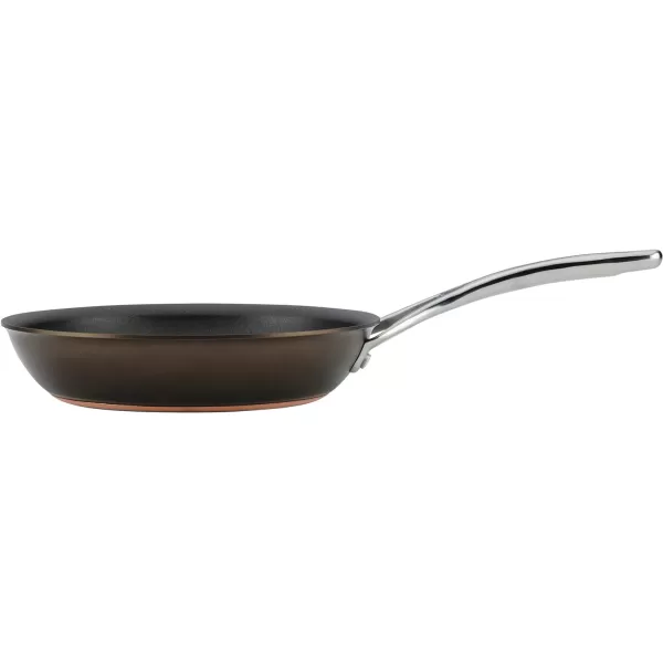 Anolon Nouvelle Copper Hard Anodized Nonstick Frying Pan / Fry Pan / Hard Anodized Skillet - 8.5 Inch, Black Onyx