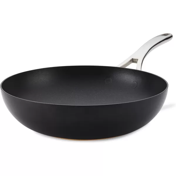 Anolon Nouvelle Copper Hard Anodized Nonstick Pots and Pans, Cookware Set , Onyx