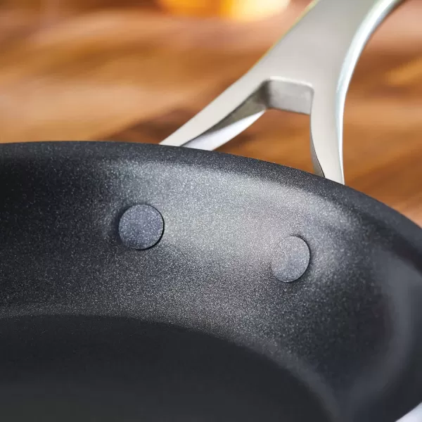 Anolon Nouvelle Copper Hard Anodized Nonstick Pots and Pans, Cookware Set , Onyx