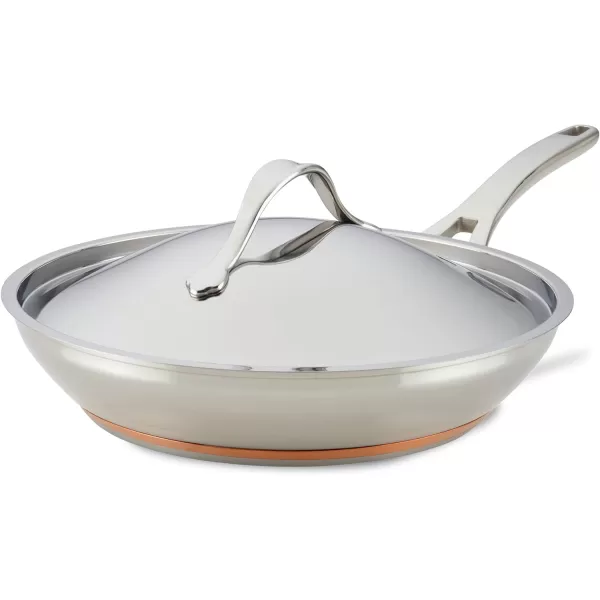 Anolon Nouvelle Stainless Steel Cookware Pots and Pans Set, 10 Piece)
