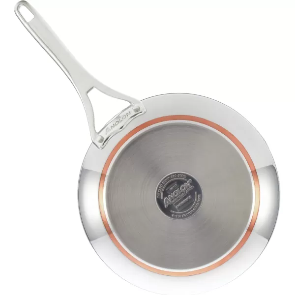 Anolon Nouvelle Stainless Steel Cookware Pots and Pans Set, 10 Piece)