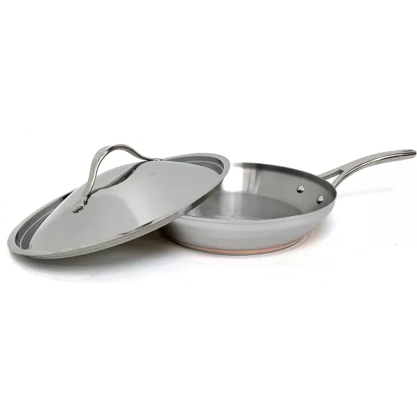 Anolon Nouvelle Stainless Steel Cookware Pots and Pans Set, 11 Piece