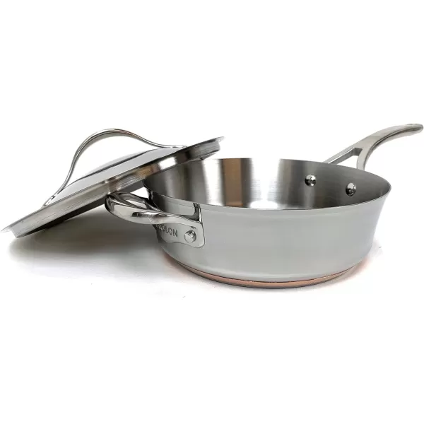 Anolon Nouvelle Stainless Steel Cookware Pots and Pans Set, 11 Piece