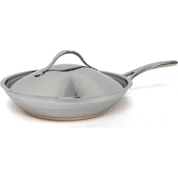 Anolon Nouvelle Stainless Steel Cookware Pots and Pans Set, 11 Piece
