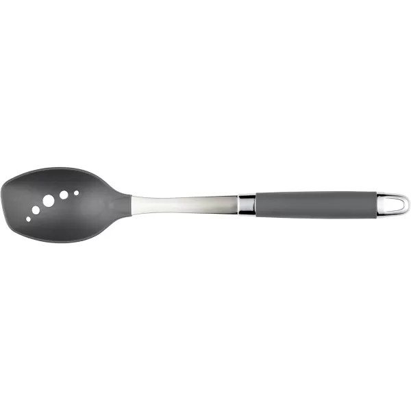 Anolon SureGrip Stainless Steel Meat Fork/Kitchen Tool, 13.25 Inch, Gray,46288)